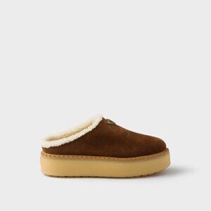 Prada Suede Leather Slides IT 41 Women